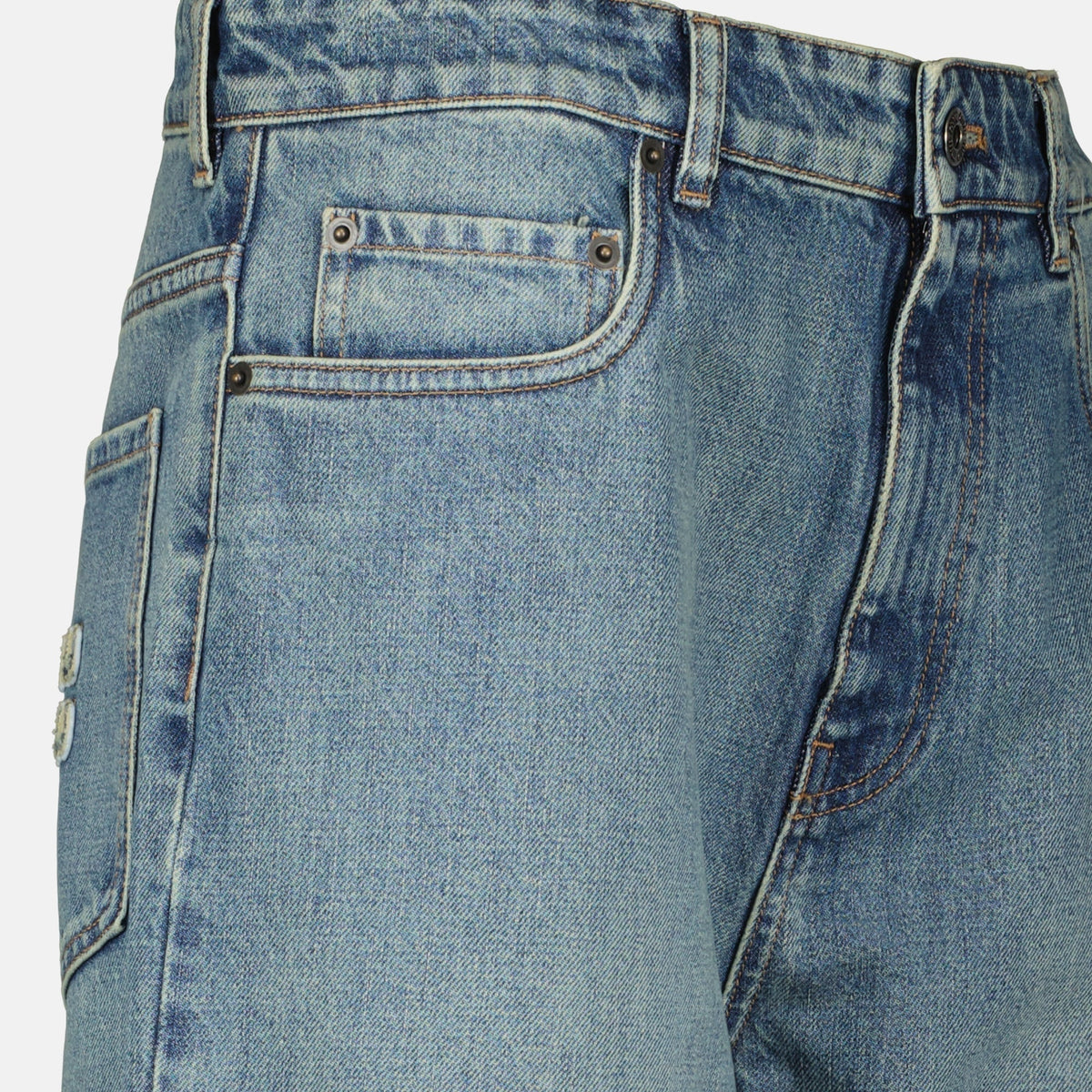 Embroidered Blue Jeans