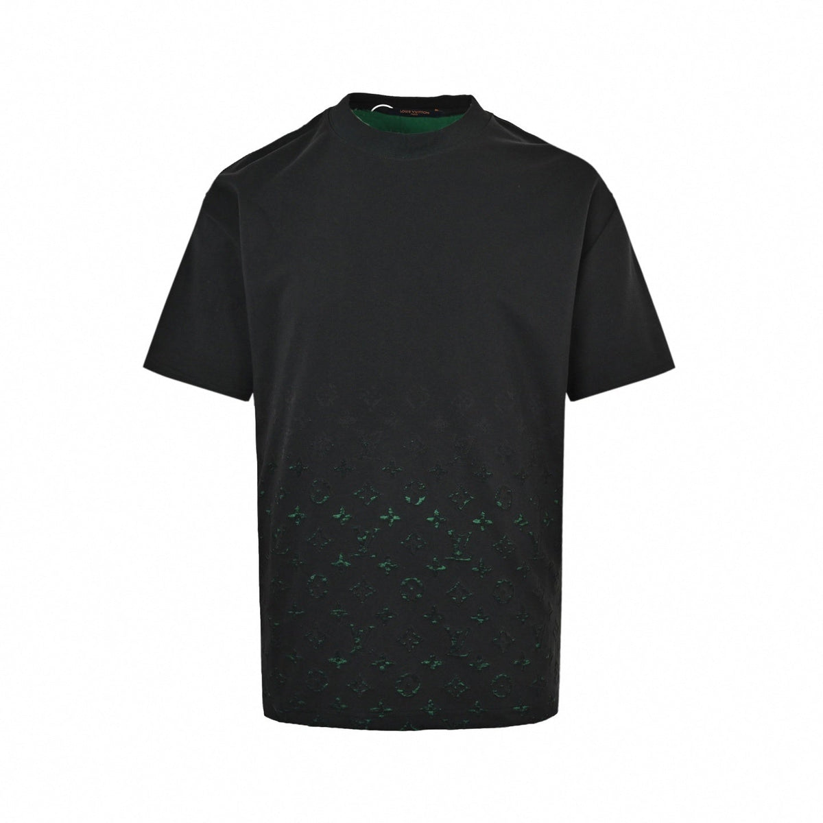 Gradient Monogram T-Shirt | Black & Green