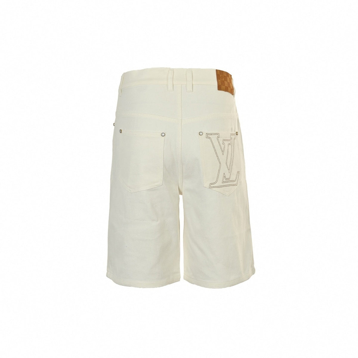 Embroidered LV Denim Shorts | Off-White
