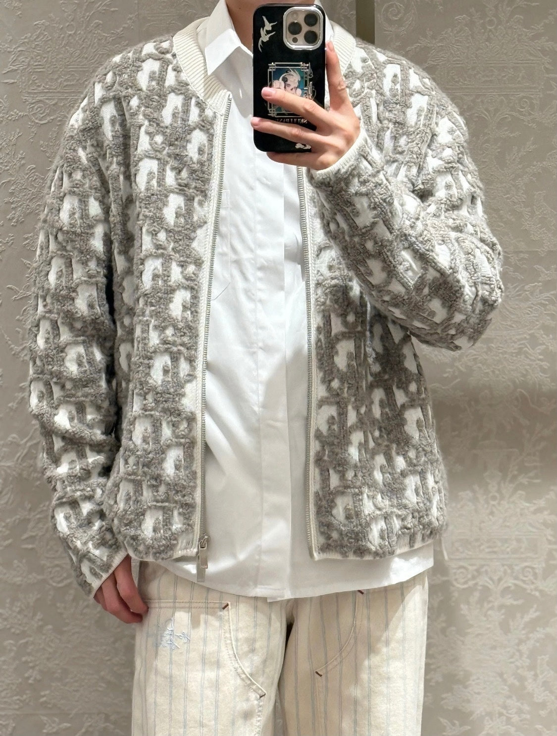 Oblique Cardigan
