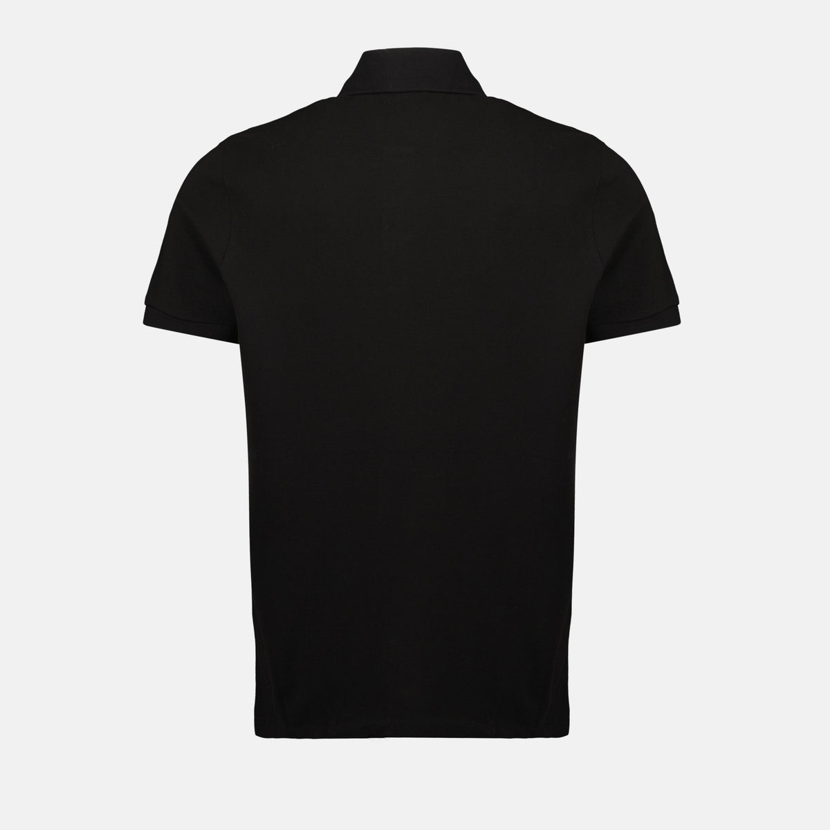 Black Short Sleeve Polo