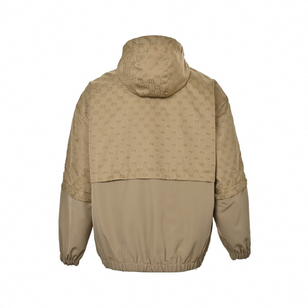 GG Jacquard Panelled Hooded Jacket