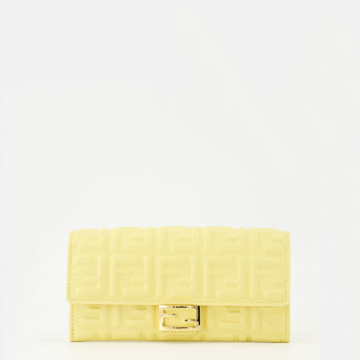 Yellow Chain Baguette Wallet