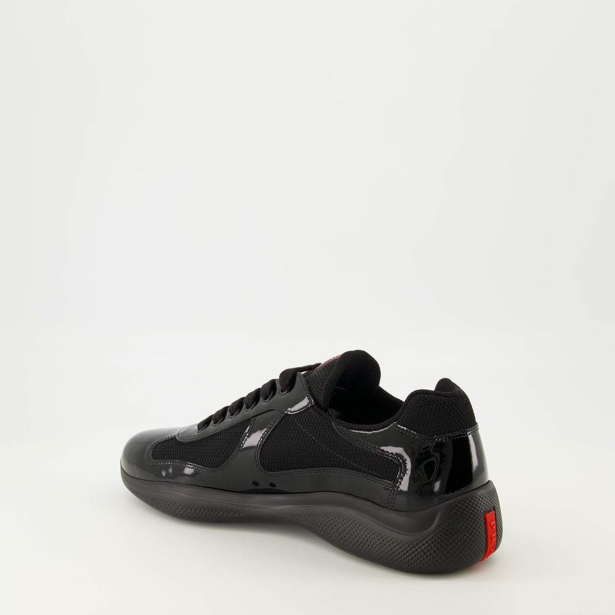 Prada America's Cup Black Sneakers