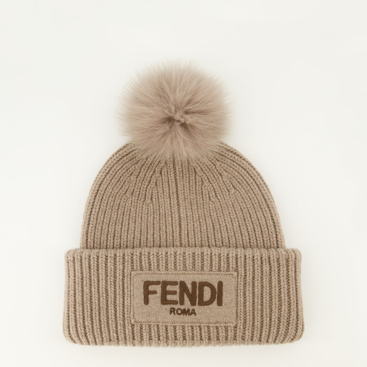 Gray Wool Beanie
