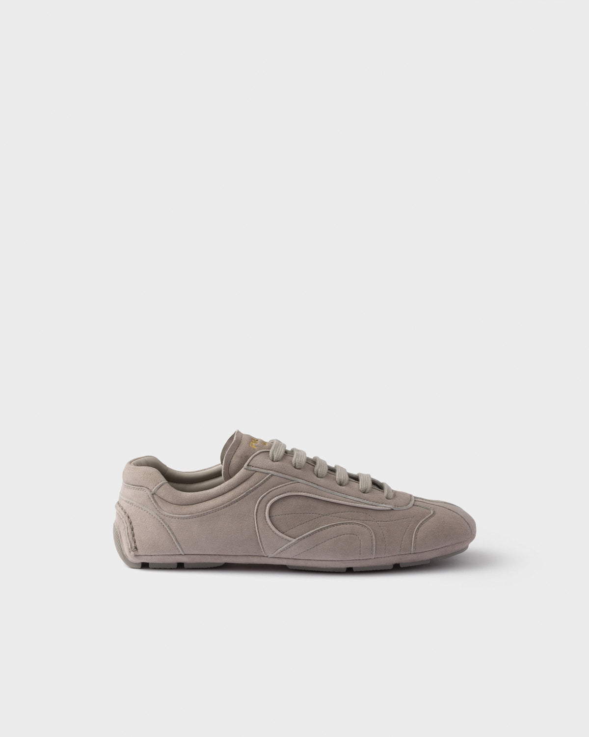 Suede Low-Top Sneakers | Taupe