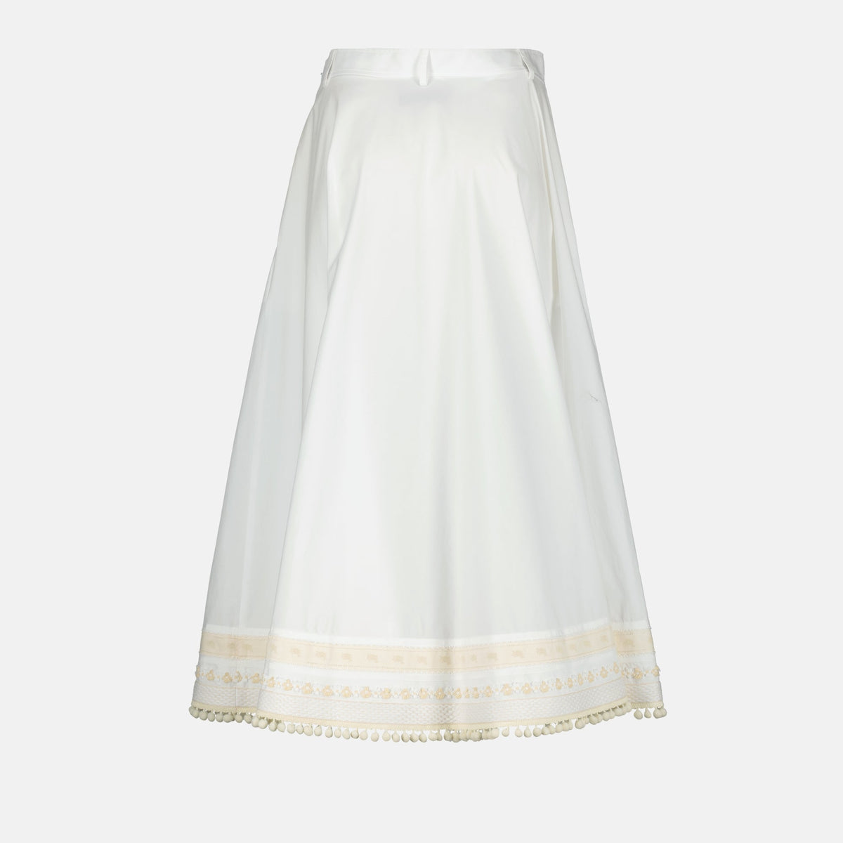 Long Poplin Skirt