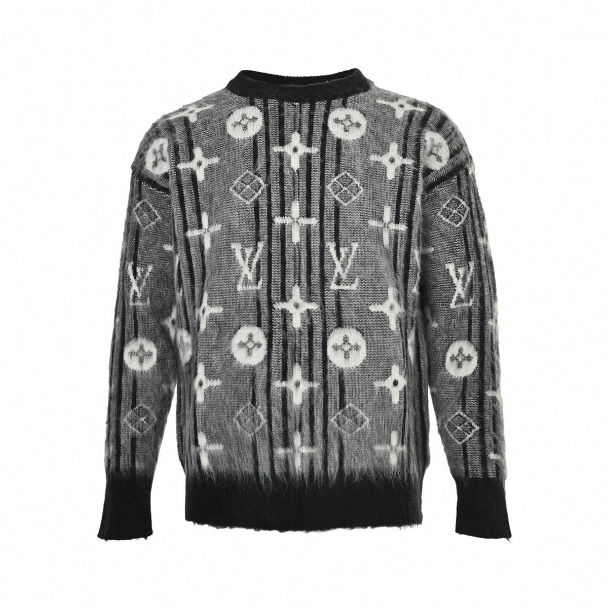 Brushed Knit Monogram Sweater