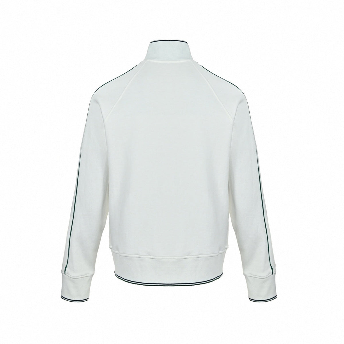 Equestrian Knight Embroidered Track Jacket - White/Green