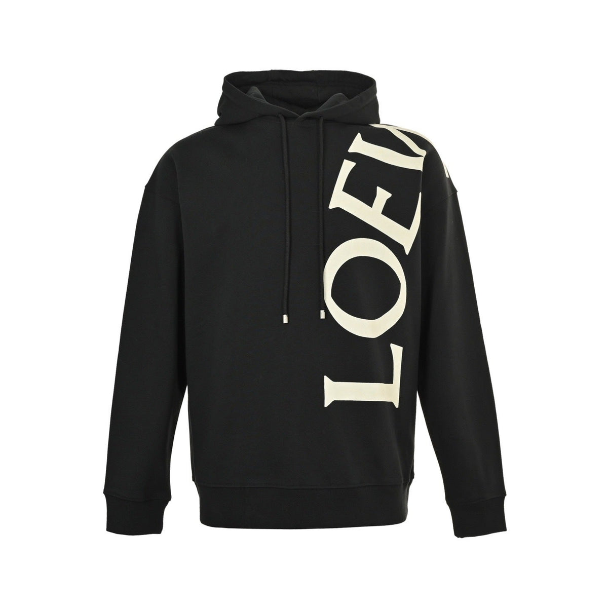 Large Logo Print Hooded Sweatshirt