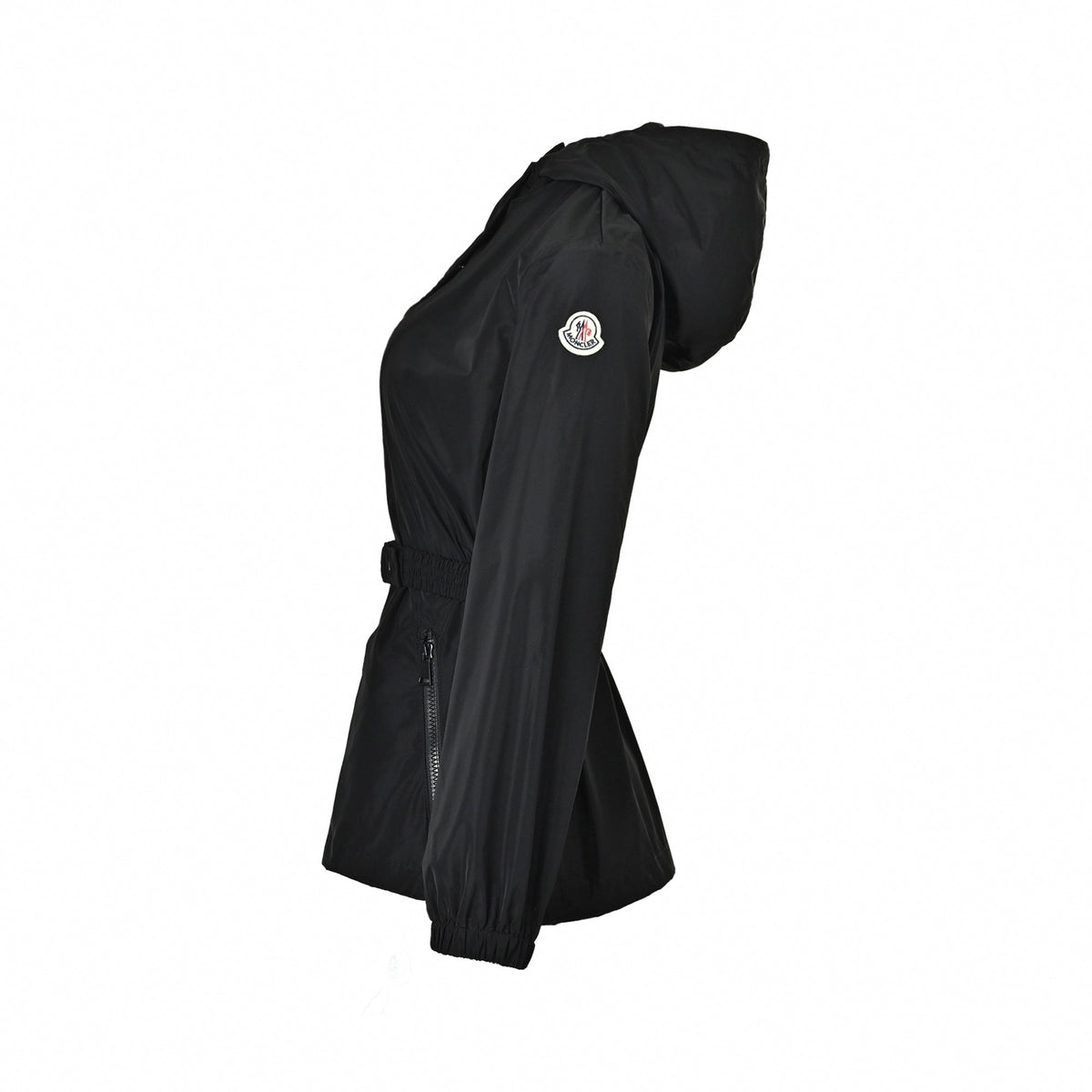 Belted Hooded Windbreaker