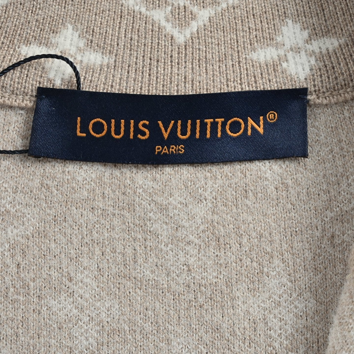Monogram Jacquard Half-Zip Sweater