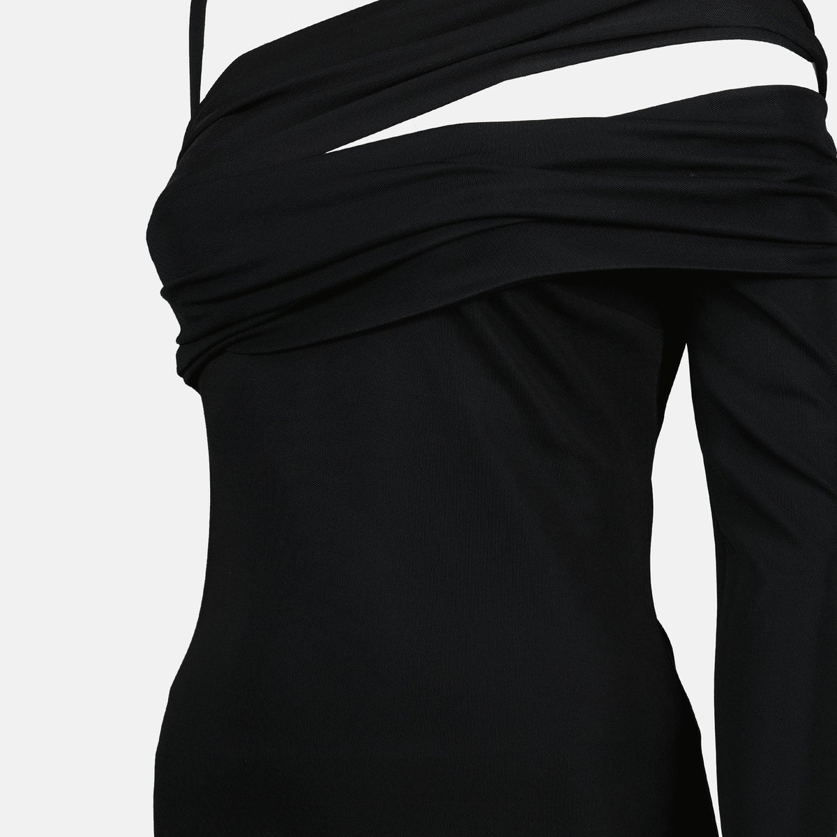 Black Asymmetrical Dress