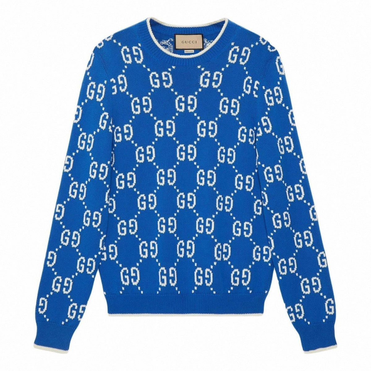 GG Monogram Knit Crewneck Sweater