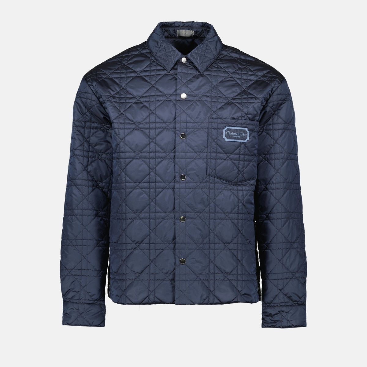 Quilted cannage overshirt